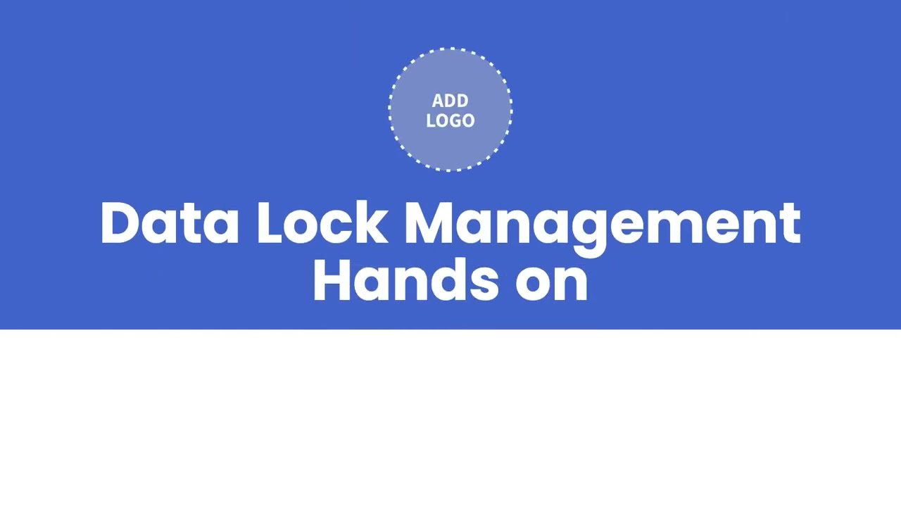 SAC Planning - Data Locking