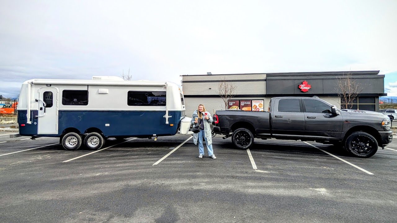 Our First Drive With Our Escape Travel Trailer