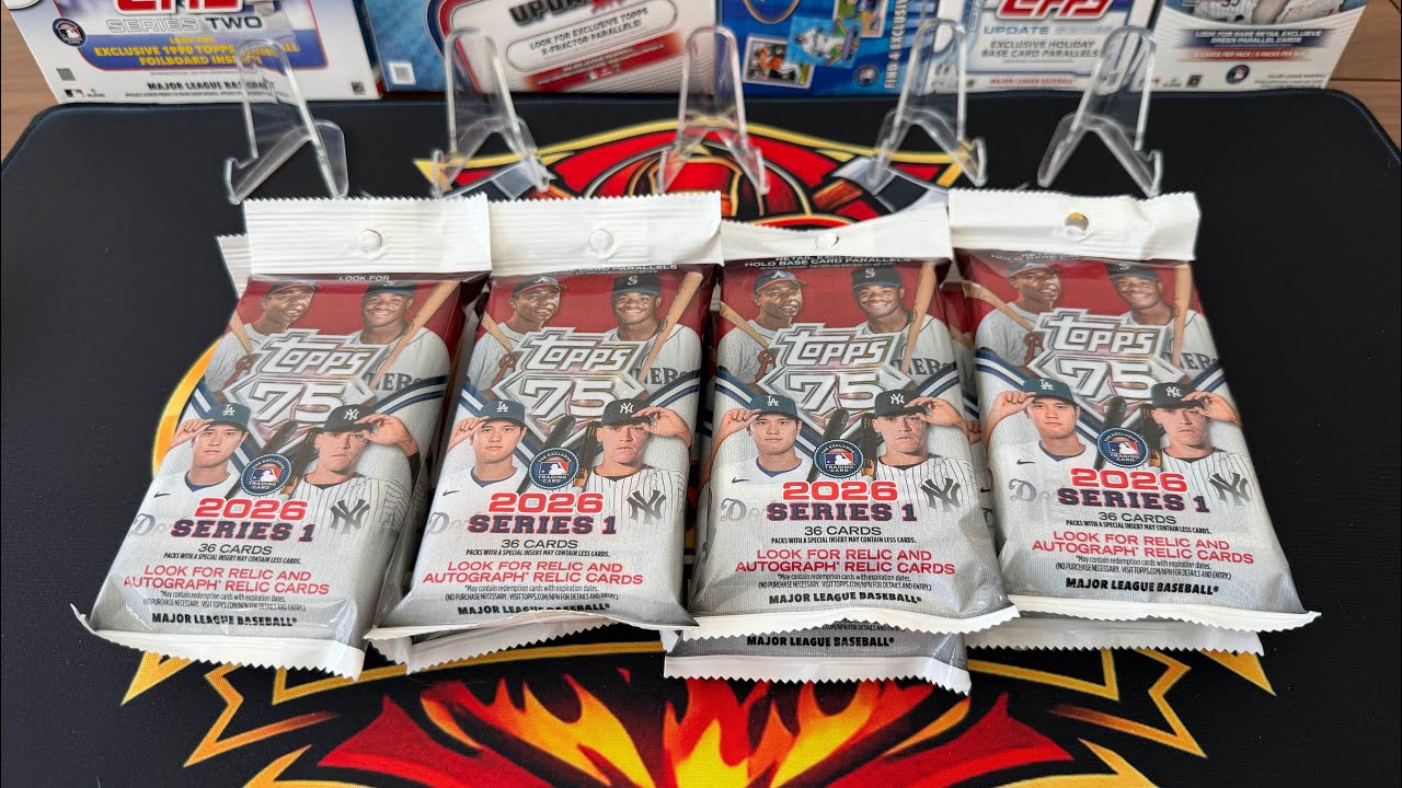 🚨RETAIL FATPACKS🚨 2026 Topps Series 1 Fatpack Preview