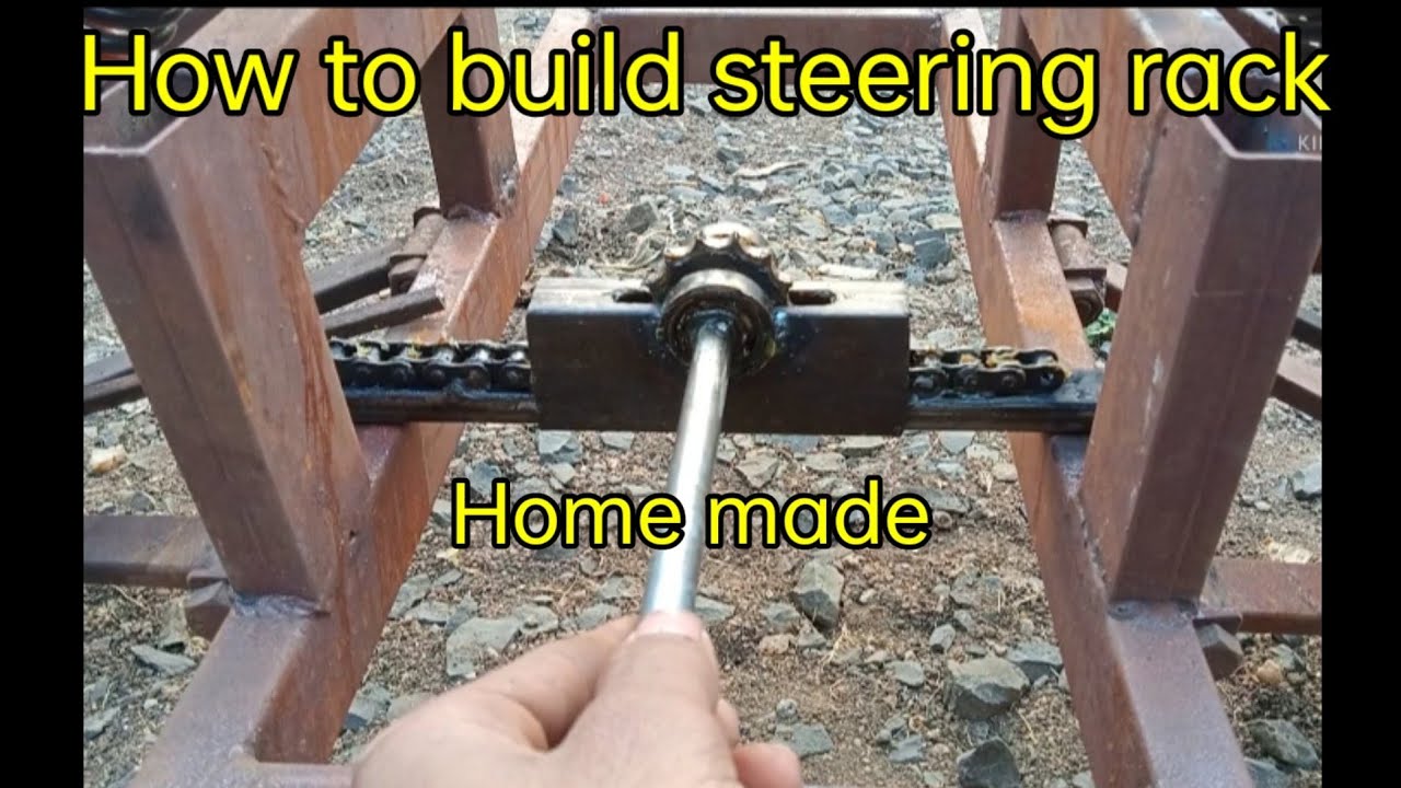 How to make  steering rack,build part-2