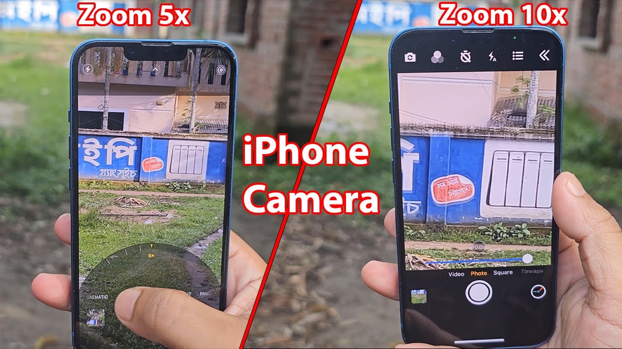 How to zoom in more than 5x on iphone camera