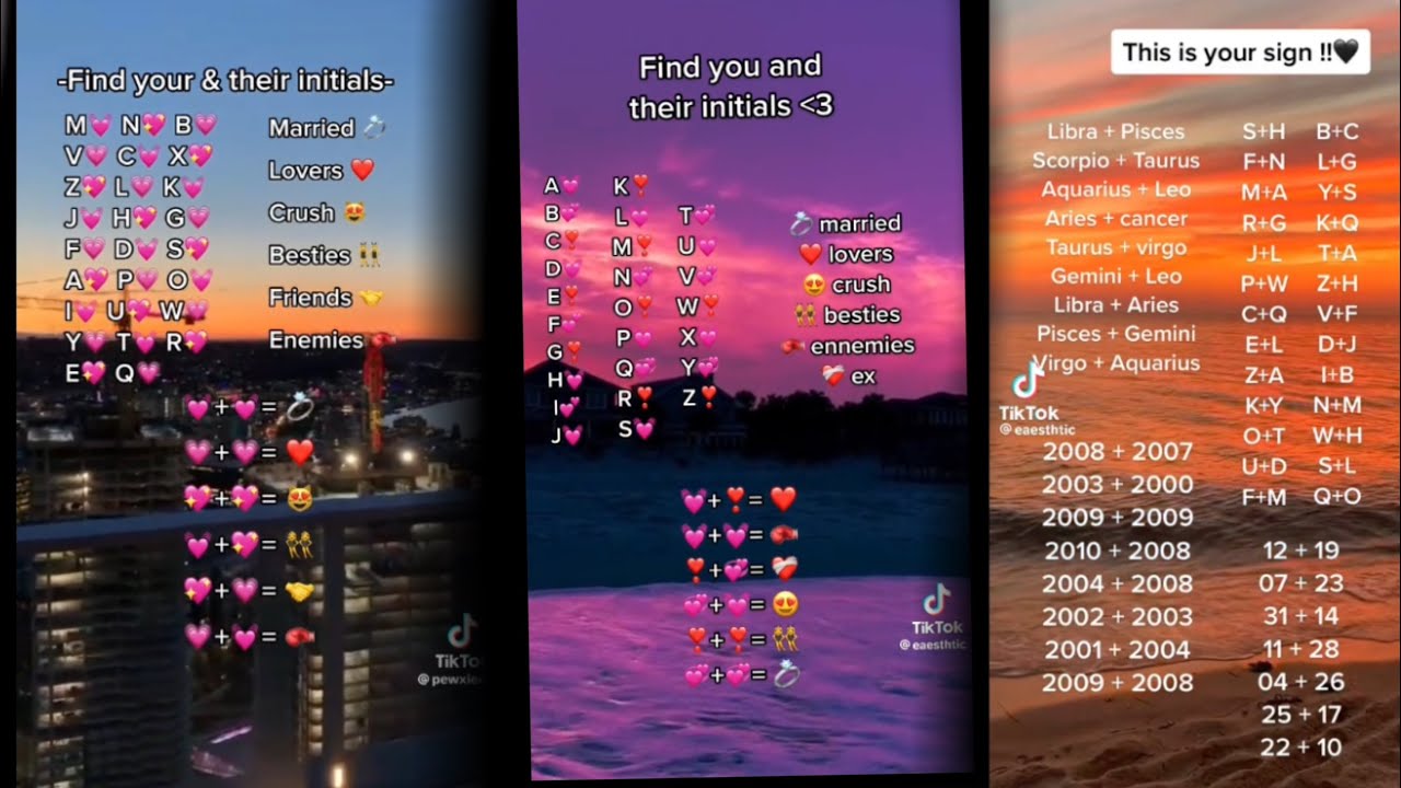 Initials TikTok Compilation | Soulmate initials | TikTok Compilation | 🤍❤️🤍