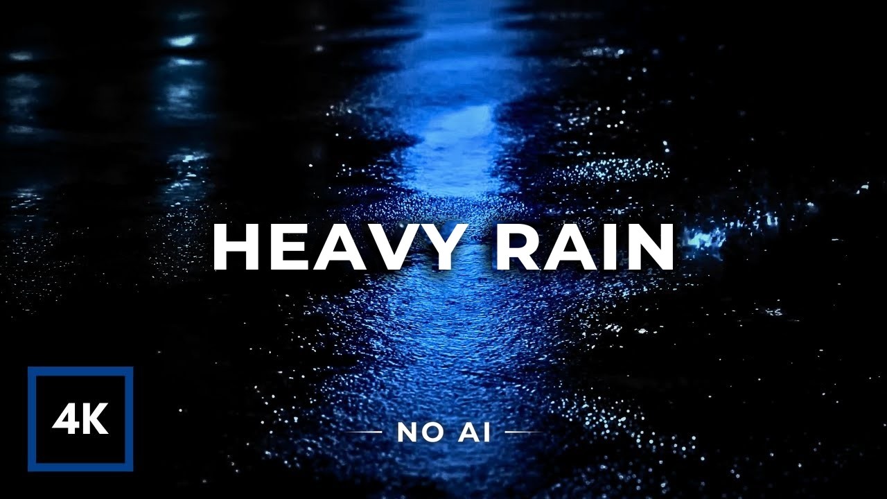 HEAVY RAIN for Sleep in under 5 Minutes | Insomnia Relief with 12 Hours of Rain