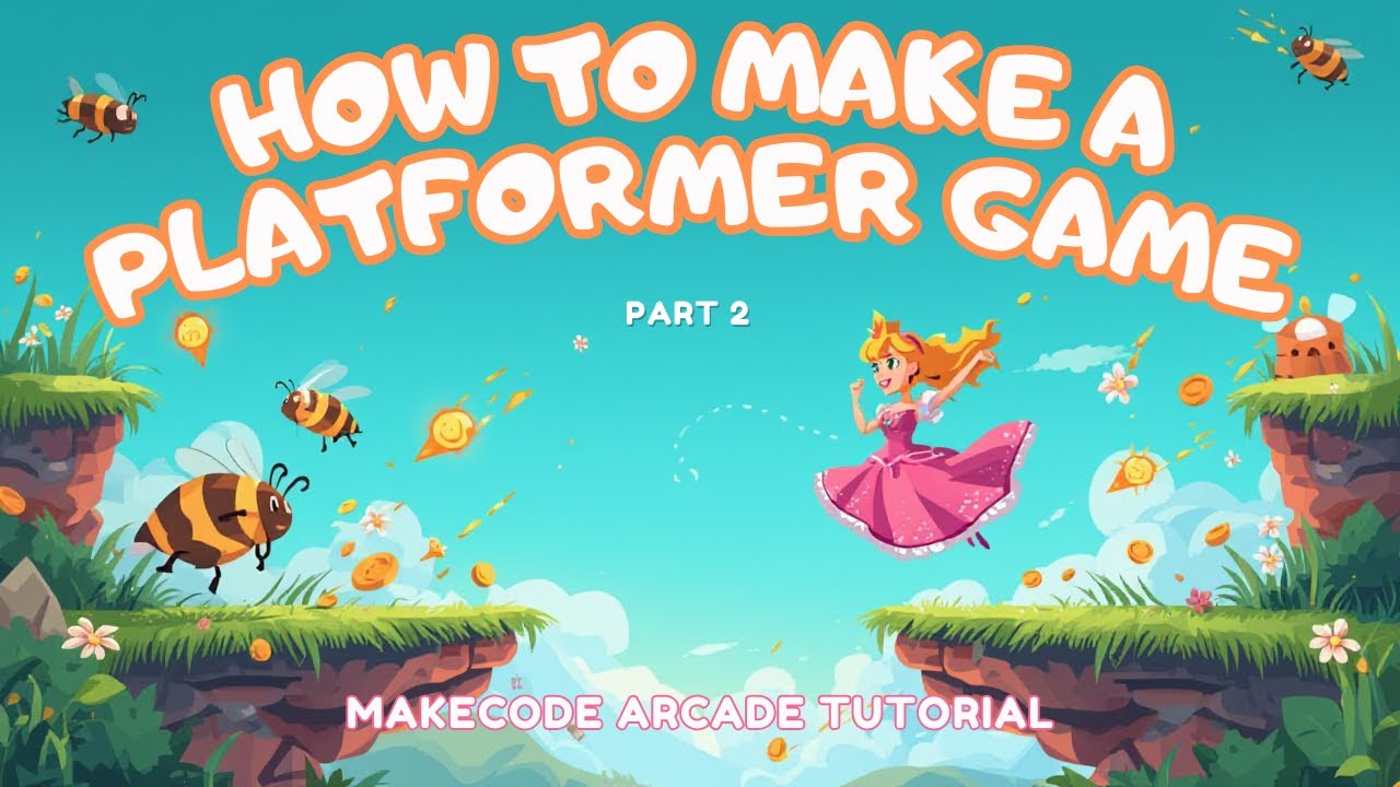 Make a Platformer Game in MakeCode Arcade (Part 2/4)