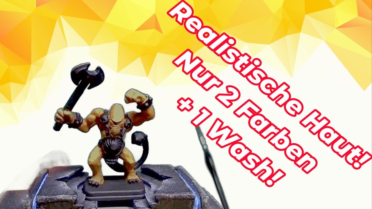 Die einfachste Methode für realistische Haut! Nur 2 Farben + 1 Wash! 🎨