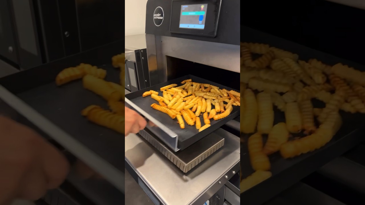 French fries 3 min 55 sec in a Fit Express #food #highspeedoven #speedoven #ventless #fries