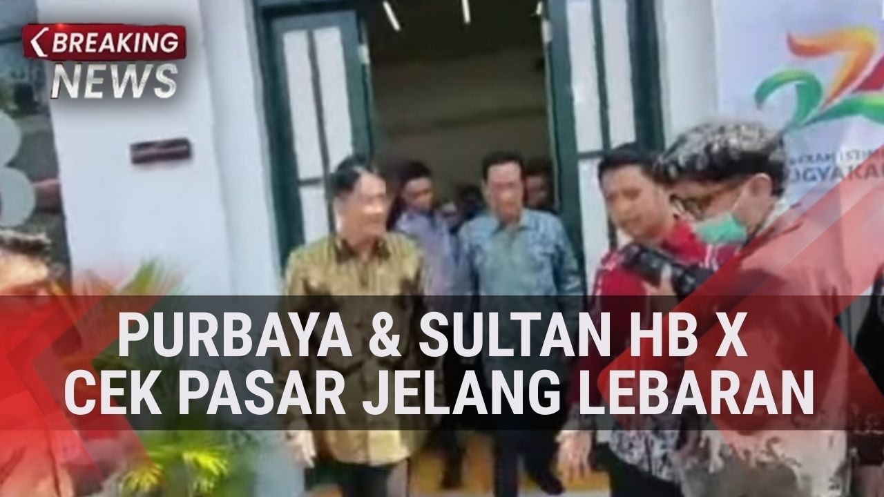 BREAKING NEWS - Menkeu Purbaya & Sultan Hamengkubuwono X Cek Pasar Beringharjo Jogja Jelang Lebaran