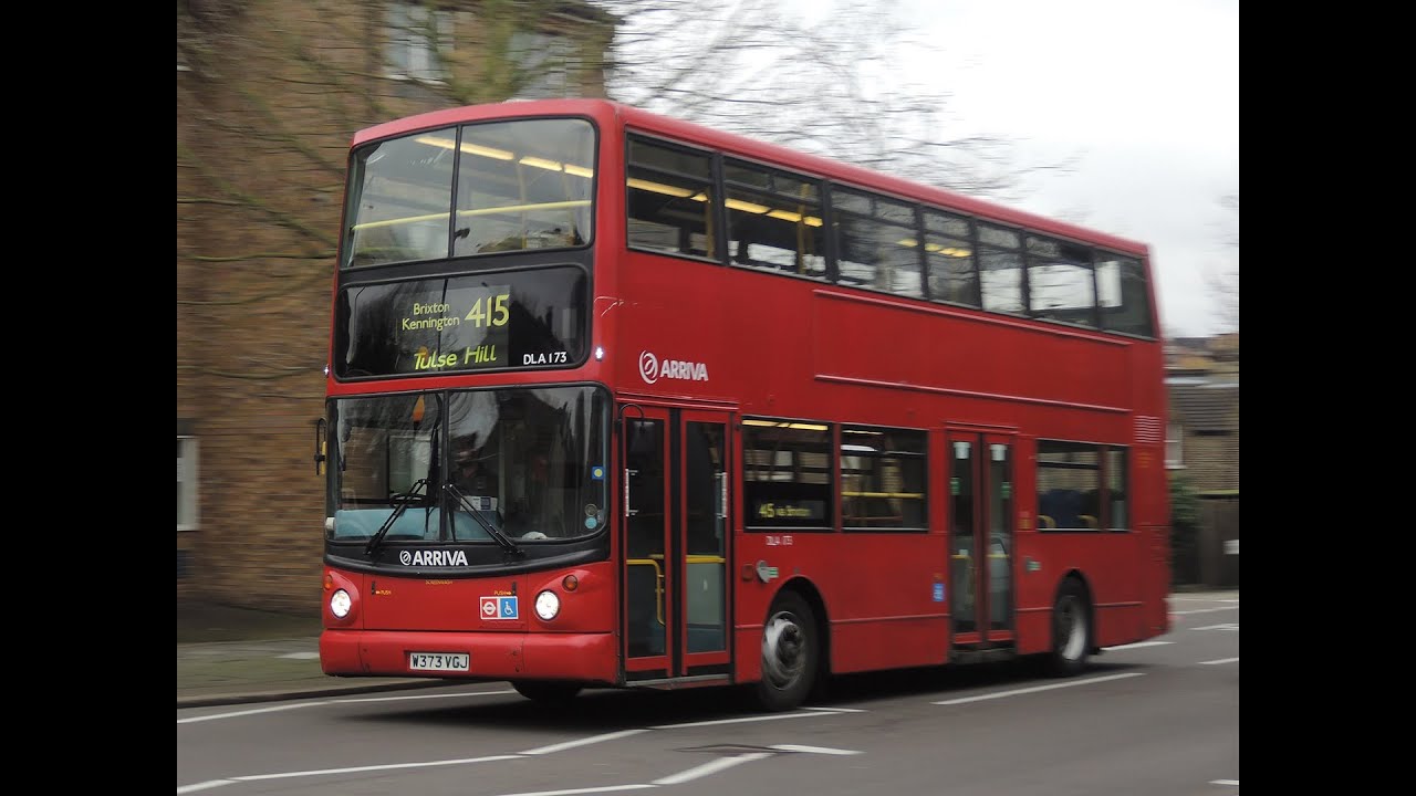 (25/2/2015) Arriva London DAF DB250LF DLA173 W373VGJ on Route 417 to Crystal Palace
