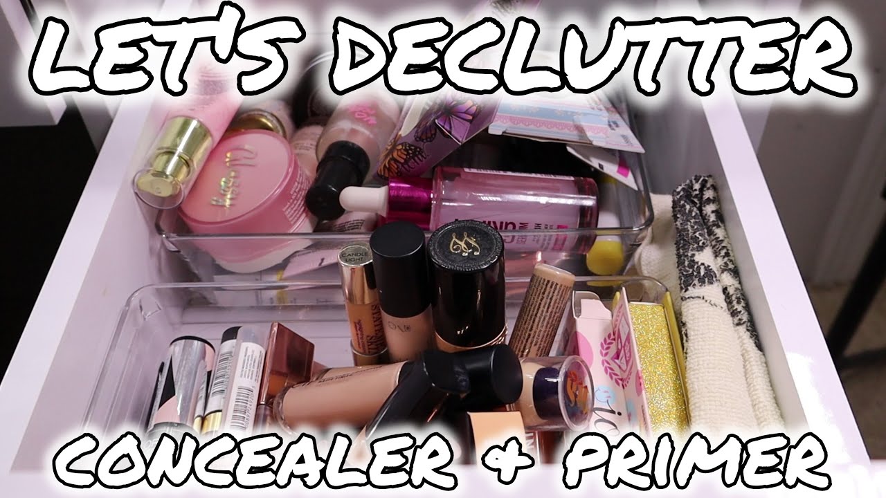 Let's Organize My Makeup✨Decluttering My Concealer & Primer