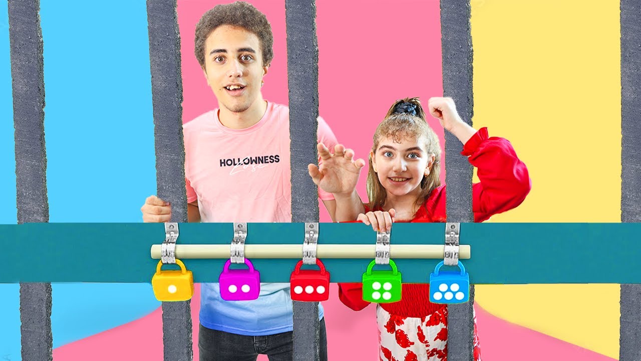 حبيبة وعبود في تحدي الغرفة| Escape room challenge ￼