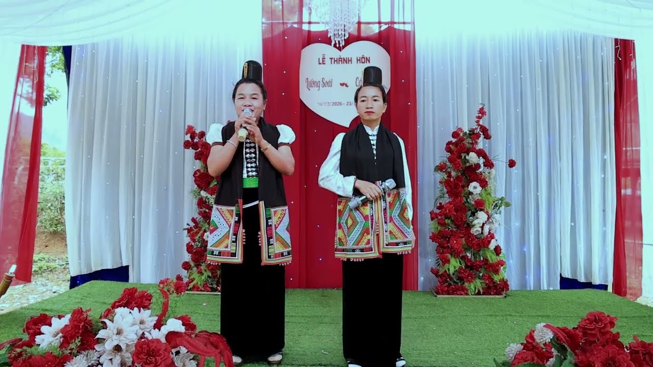 HÁT THÁI ĐEN. MỪNG LỄ THÀNH HÔN - LƯỜNG SOÁI & CẦM HINH