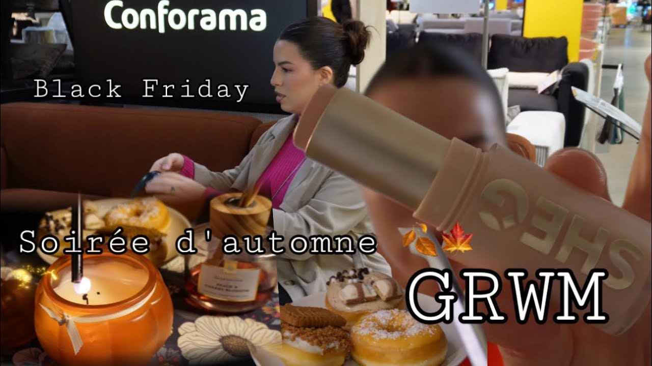 “Vivez l’Automne avec Moi : Shopping, Soirée Cosy & GRWM 🍁✨” يلا اختارو معي طابلة للصالون
