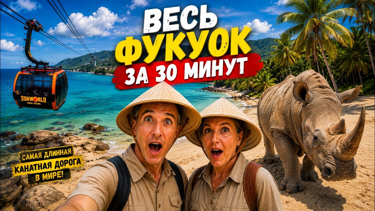 ФУКУОК 🇻🇳 ЧЕСТНЫЙ ВЛОГ | Райские пляжи, еда, сафари и лучший курорт Вьетнама