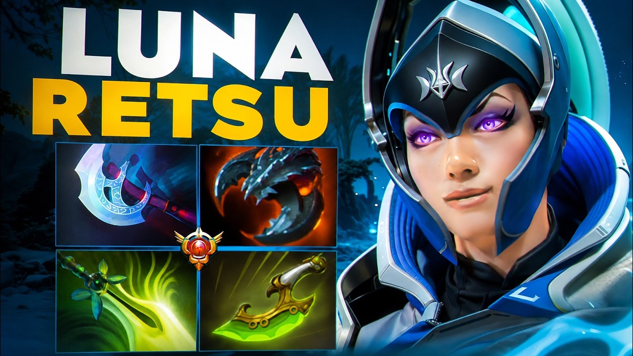 ТОП 1 ГПМ ГЕРОЙ! ЛУНА ОТ РЕТСУ С ВИСПОМ ПО МАПЕ🔥❘ Retsu Luna 7.41d