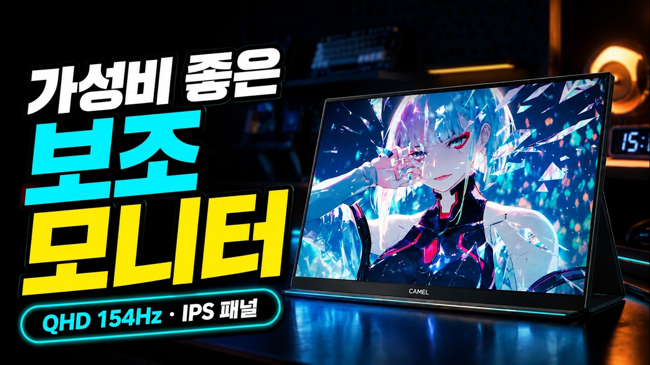 선 하나 없는 데스크테리어의 완성! 2K 고해상도 서브 모니터와 모락 볼드 메탈 거치대 셋업 가이드