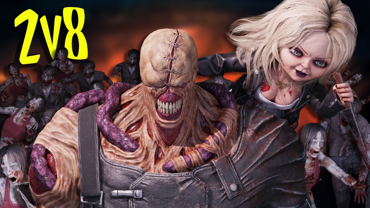 2v8 กลับมาอีกครั้งพร้อมคิลเลอร์ใหม่และพี่เนที่มีซอมบี้ถึง 4 ตัว l Dead by Daylight
