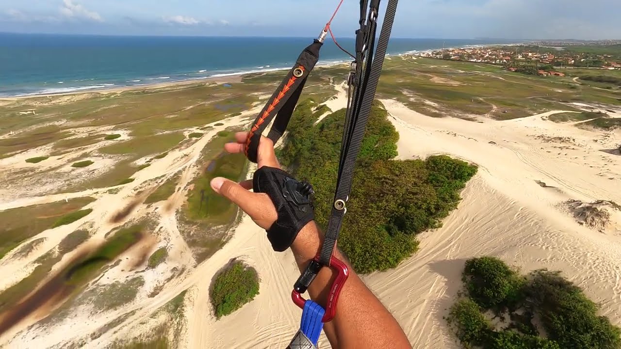 Adrenalina Para Não Envelhecer Monstrando os Nossos Voos de Parapentes nas Dunas da Sabiabuada