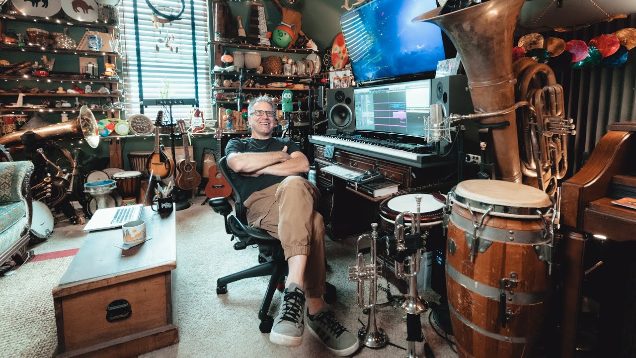 Comfortable HOME STUDIO Setup 2021 | Kurt Heinecke (studio tour)