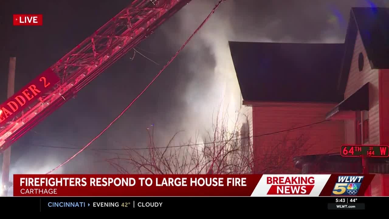 Overnight fire at Carthage home prompts large firefighter response