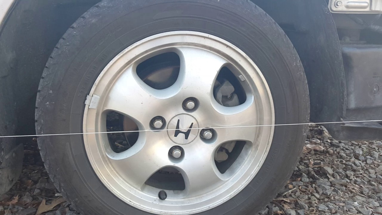 97 honda accord alignment pt 1