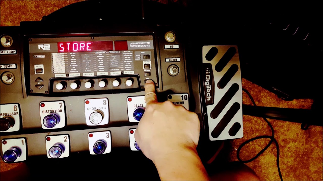 Digitech RP1000 - Set up - Distotion