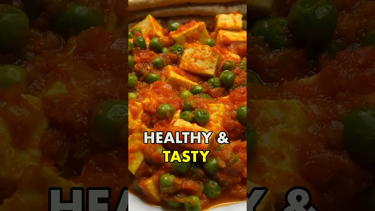 Easy high protein matar paneer recipe 