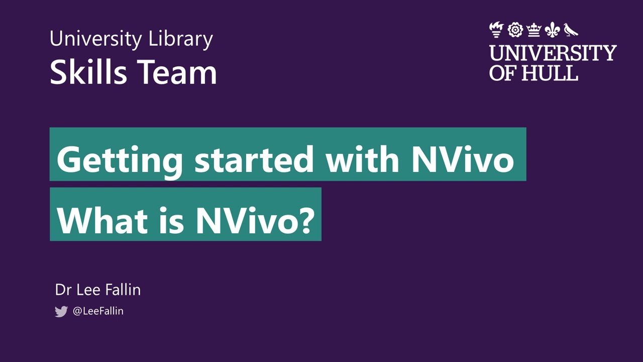 01   What is NVivo [NVivo Release 1]