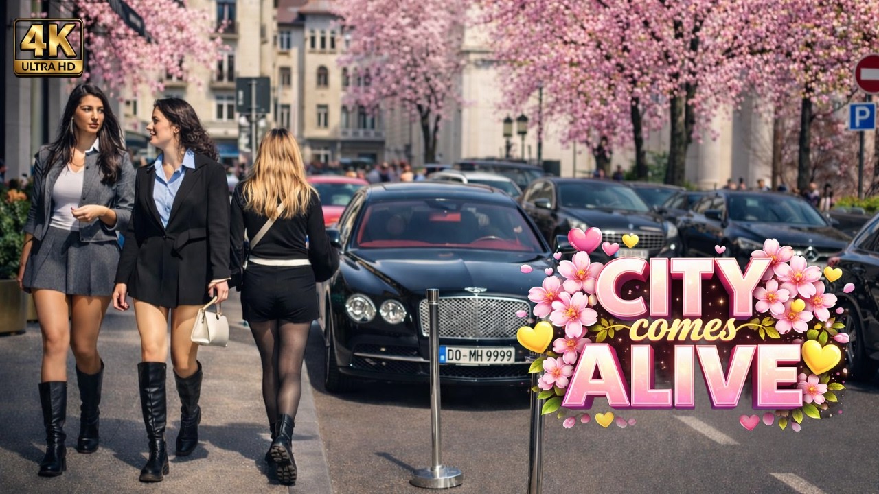 Bucharest&rsquo;s Most Beautiful Girls 🌸 Spring Walk You Can&rsquo;t Miss (4K Tour)