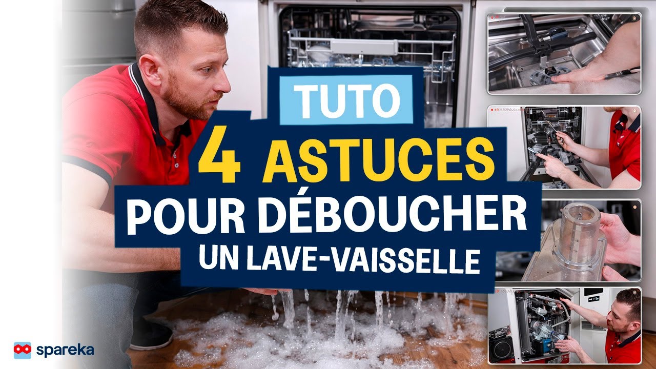 Mon lave vaisselle est bouché, que faire ? 4 astuces !