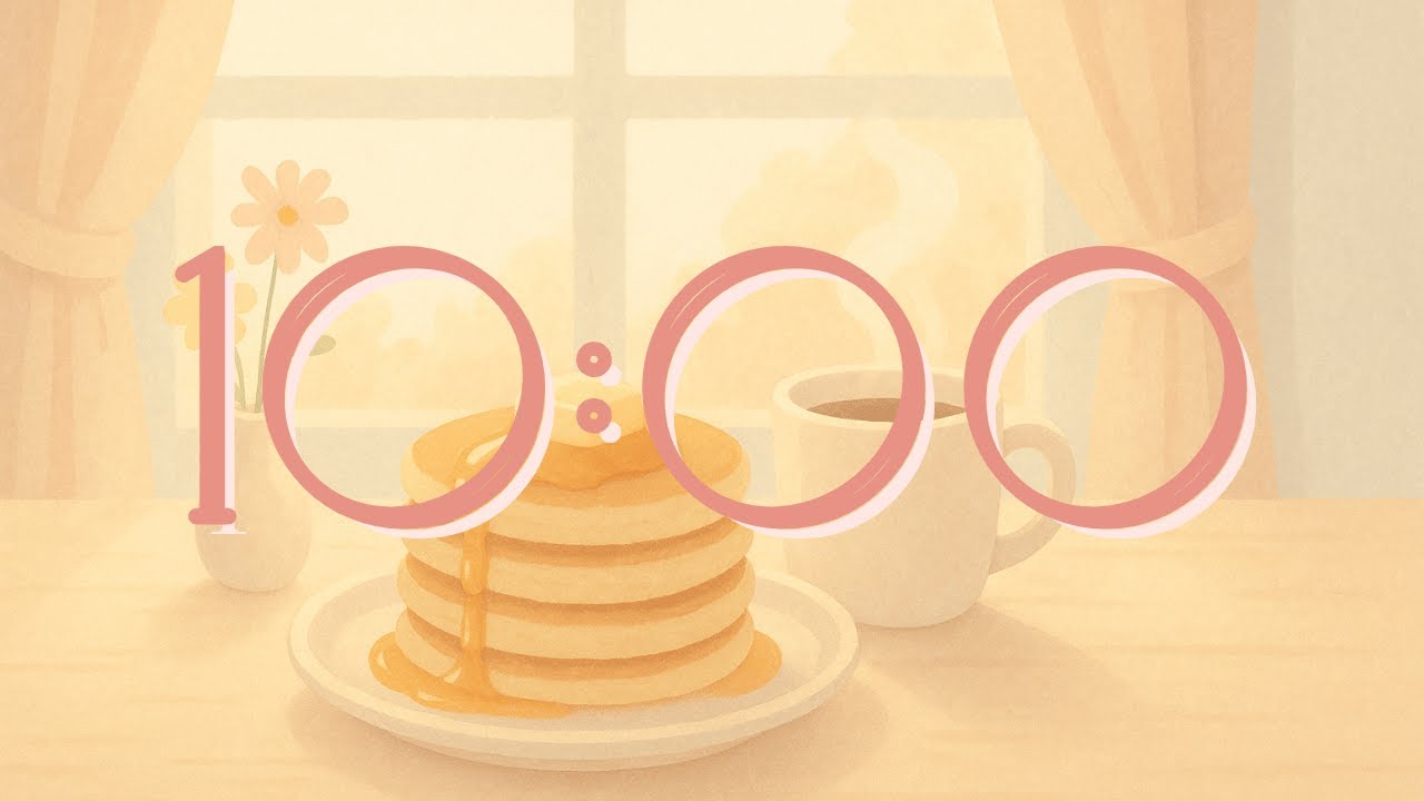10 Minute Countdown Timer | Cozy Pancake Breakfast | Lofi Music