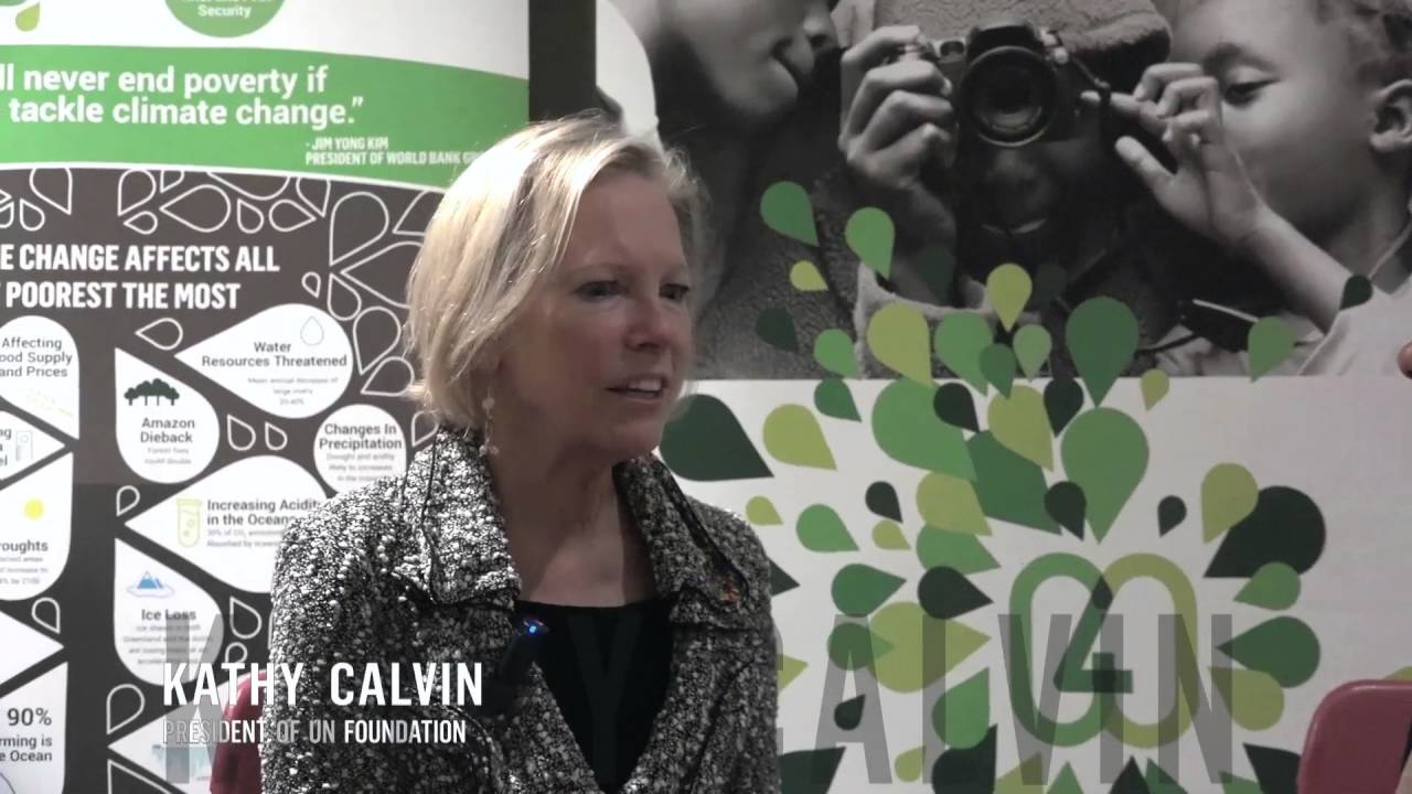 UN Paris Climate Agreement Signing Ceremony - Kathy Calvin, President of UN Foundation