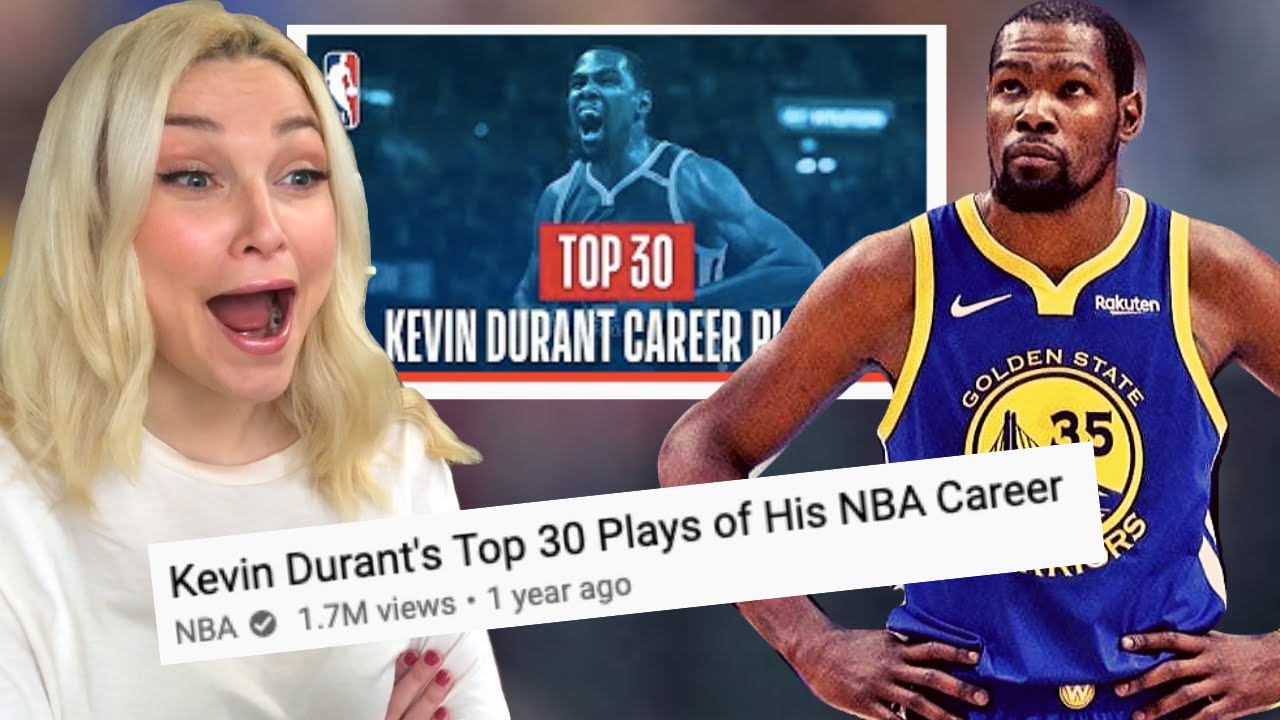 New Zealand Girl Reacts to  KEVIN DURANT'S TOP 30 PLAYS OF HIS NBA CAREER!!!!