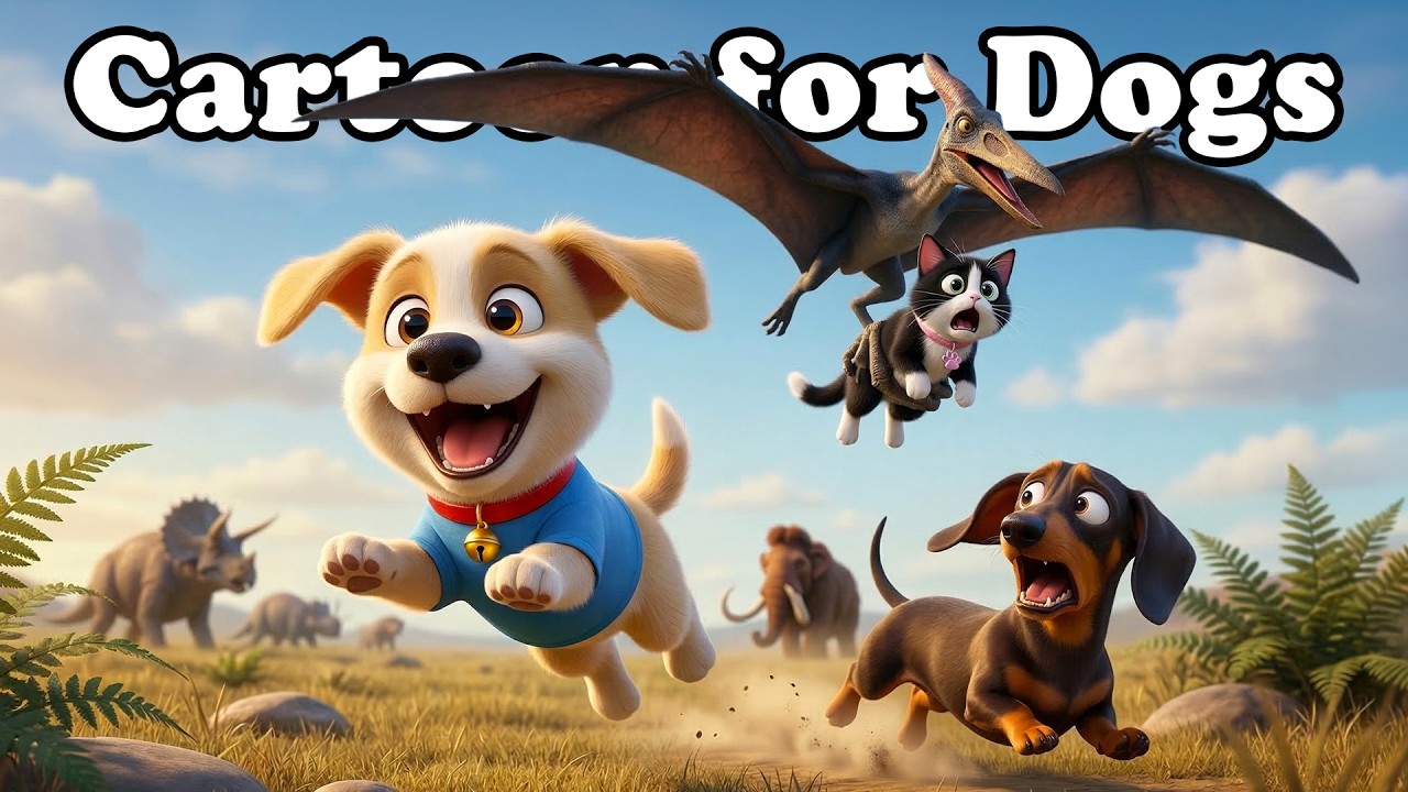 Dog Cartoon for Separation Anxiety 💖 TV for Dogs to Watch to Calm Down 💤 Dog Music for Deep Sleep