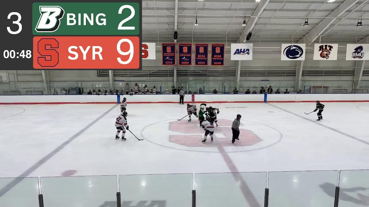 Syracuse Women's Club Ice Hockey vs Binghamton University Club Ice Hockey 11/9/25