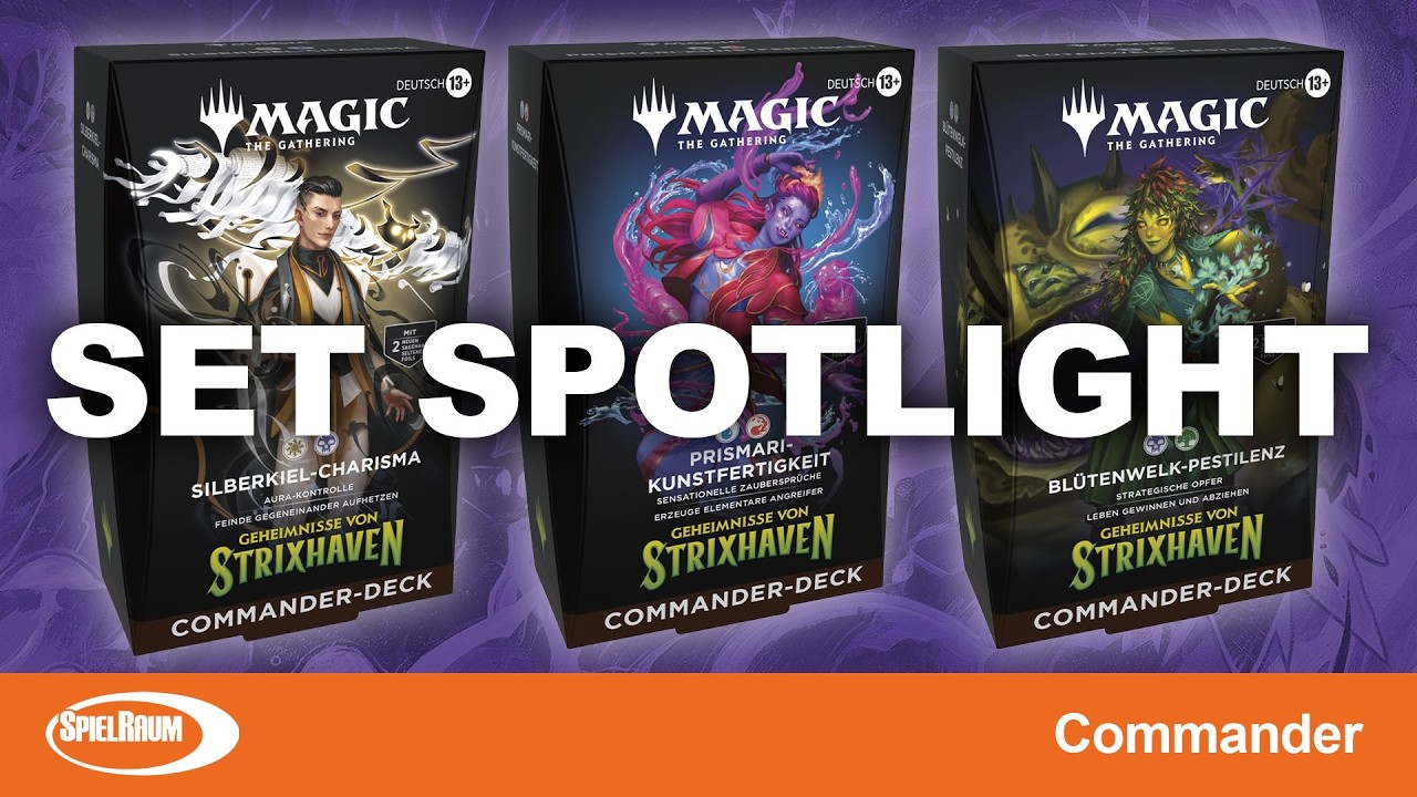 Set Spotlight - Geheimnisse von Strixhaven Commander - WB, RU & BG Deck - Magic: the Gathering