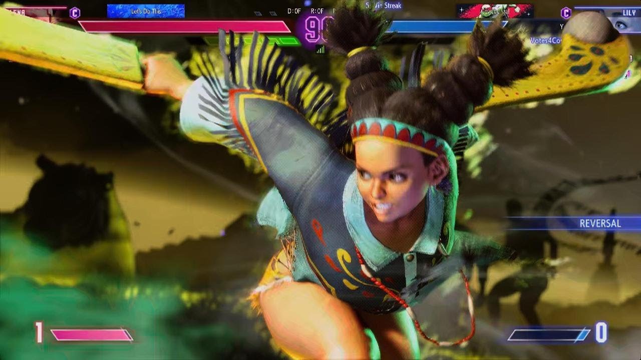 Street Fighter 6 - Lily versus Elena - Master rank up