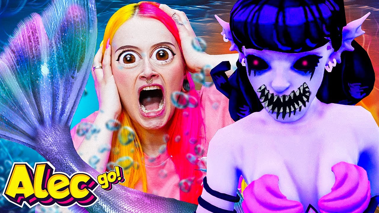 A SEREIA MALVADA CAPTUROU MINHA MÃE 🧜🏻 ROBLOX SALVE a Pequena Sereia  ( Alec GO! )