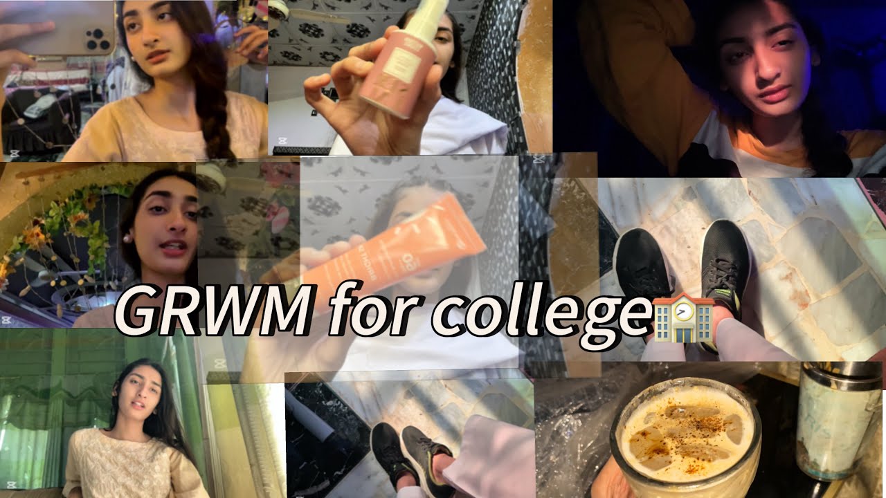 get ready with me for college|neesho insha |newvlog|cold coffee banayii|vlog2025#viral #newvlog #new