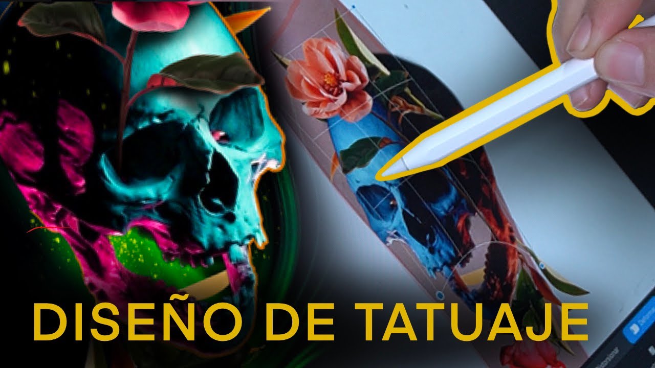 Cómo hacer un diseño para tatuaje (estructura básica de un tatuaje) #tattoo #procreate