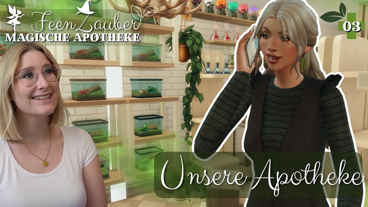 Wir er&ouml;ffnen unsere Magische Apotheke | Sims4🧚FeenZauber Let&acute;s Play | 26.10.2025 | Insanedra