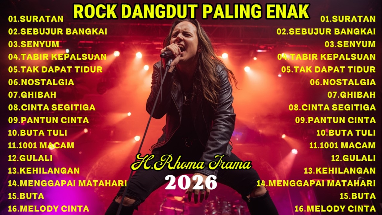 KUMPULAN ALBUM ROCK DANGDUT RHOMA IRAMA PALING ENA