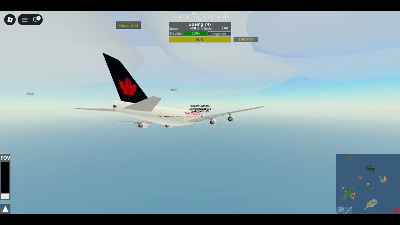 First Canadian Boeing 747 Flight From Greater Rockford { Chicago } To Perth International Airport