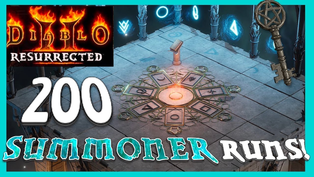 WHERE ARE THE KEYS!? - 200 Summoner Runs - Diablo 2 Resurrected
