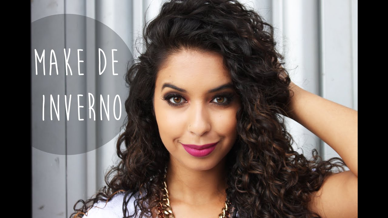Make cobre e  batom vinho