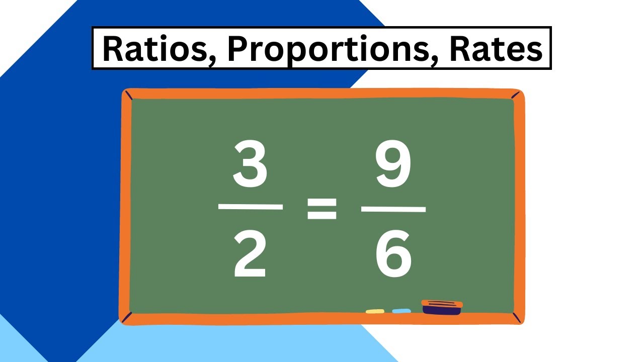 GED Math Lesson 1-10: Understanding Ratios, Proportions and Rates