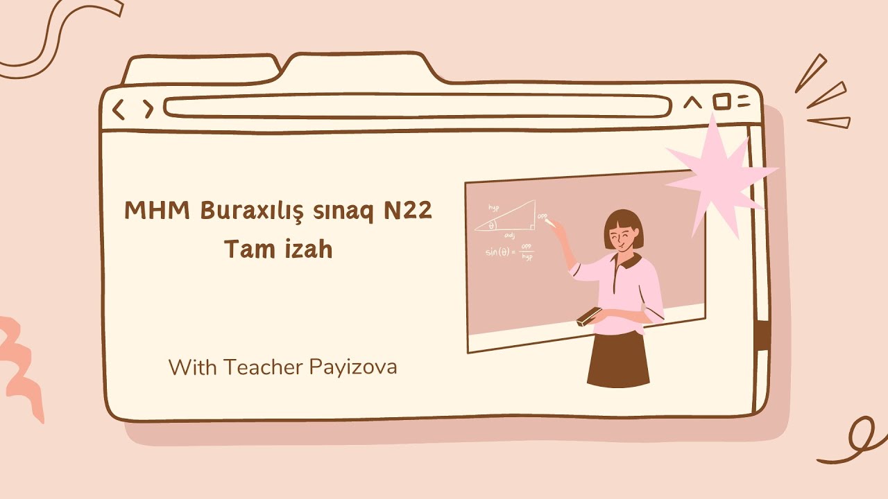 👉MHM Buraxılış sınaq N22// Tam izah✅️