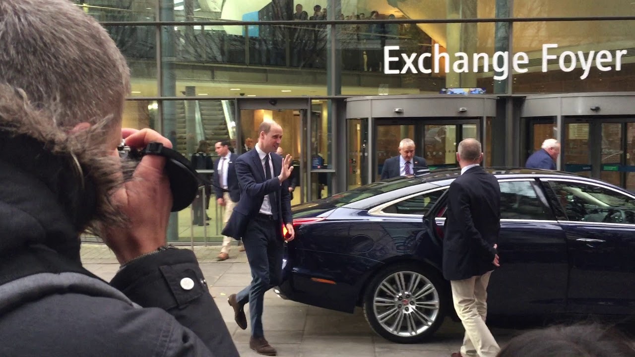 Prince William and Princess Kate leaving #CGMS17 in Manchester