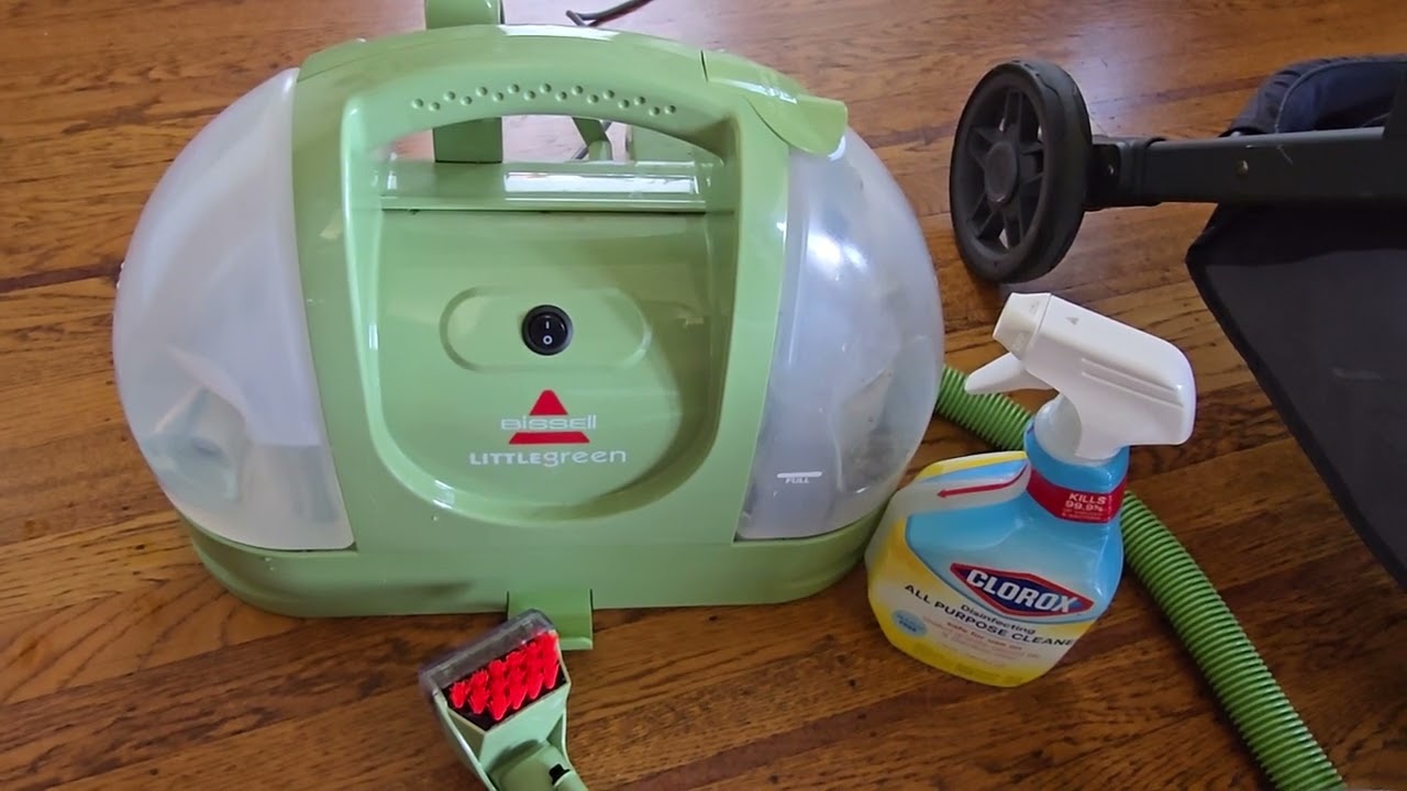 Как пользоваться аппаратом Bissell Little Green, экстрактором для ковров, пароочистителем для ков...