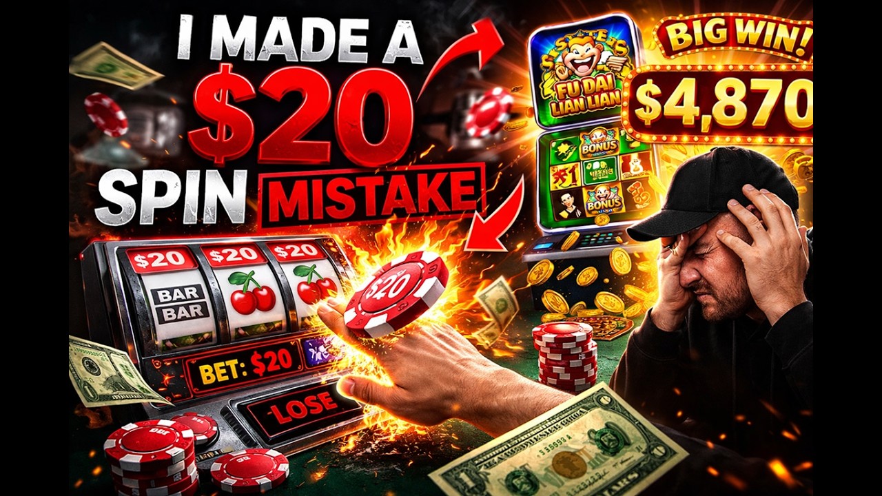 I made a $20 per Spin Mistake...Then This Slot Wouldn't Stop Paying.