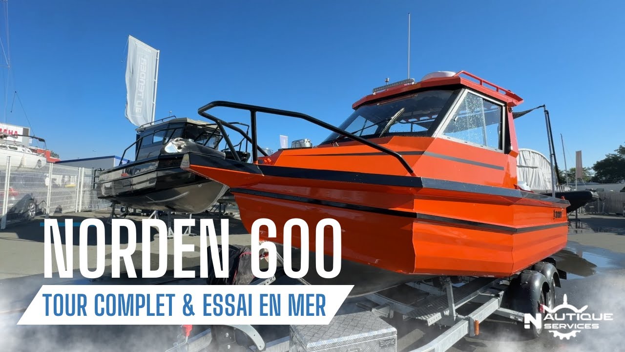 3D Craft Norden 600 - Essai en Mer & Tour complet  - Bateau de Pêche Sécurisé et Performant